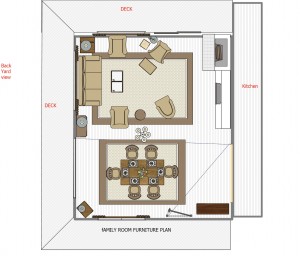 Family Room floor plan 1